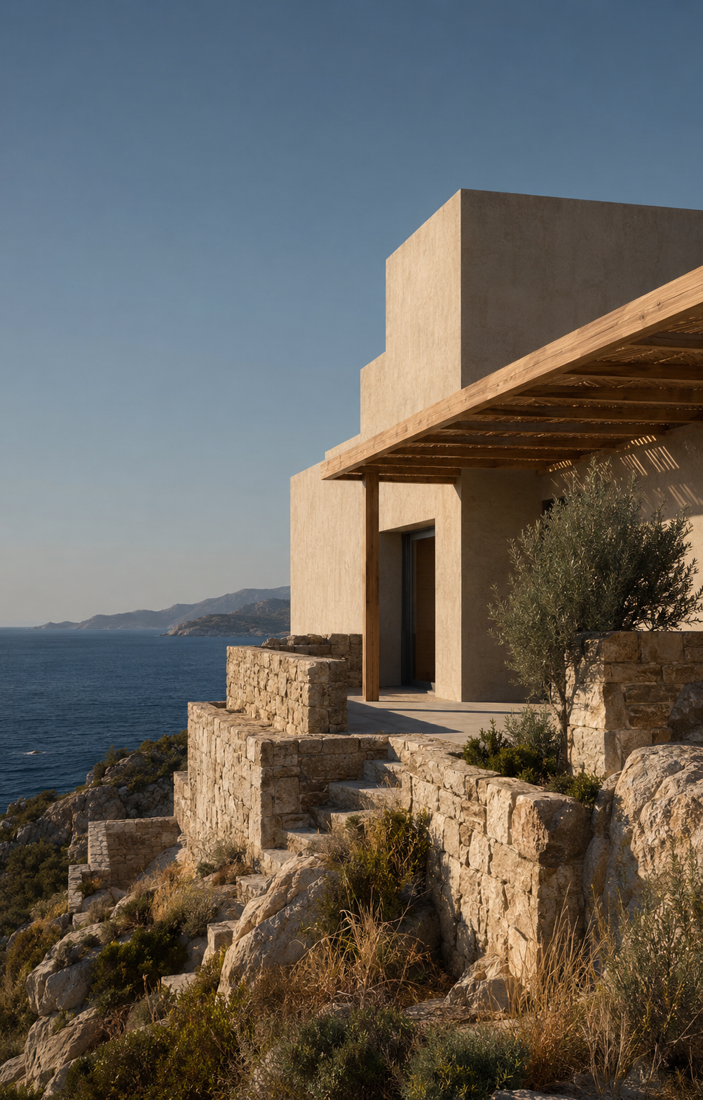 Architecture contemporaine face à la Méditerranée